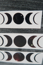 Load image into Gallery viewer, 5 Moon Phase Sailor Moon Boho Cresent Moon decal galaxy
