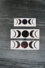 Load image into Gallery viewer, 5 Moon Phase Sailor Moon Boho Cresent Moon decal galaxy