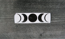 Load image into Gallery viewer, 5 Moon Phase Sailor Moon Boho Cresent Moon decal black