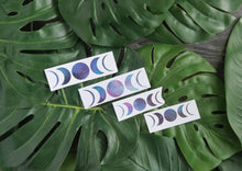 Load image into Gallery viewer, 5 Moon Phase Sailor Moon Boho Cresent Moon decal galaxy