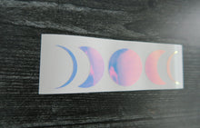 Load image into Gallery viewer, 5 Moon Phase Sailor Moon Boho Cresent Moon decal opal
