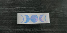 Load image into Gallery viewer, 5 Moon Phase Sailor Moon Boho Cresent Moon decal opal