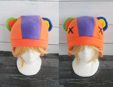 Load image into Gallery viewer, Stitches Animal Crossing cosplay costume Bear Fleece Hat New Horizons