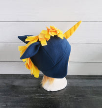 Load image into Gallery viewer, Gold Unicorn Fleece Hat