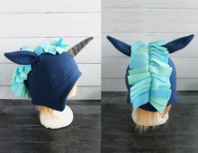 Load image into Gallery viewer, Ocean Unicorn Fleece Hat
