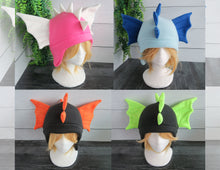 Load image into Gallery viewer, SALE on Select Water Dragon/Halloween Dragon Hats - Kelp Dragon Fleece Hat

