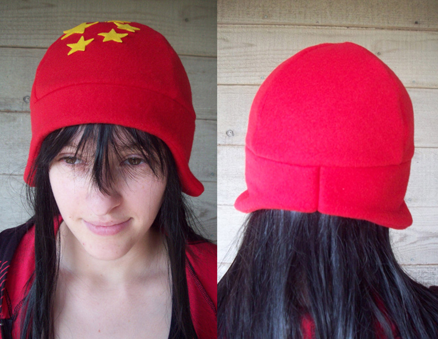 China Flag Fleece Hat
