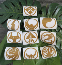 Load image into Gallery viewer, Individual Ronin Warriors/Samurai Troopers Armor Decal/Sticker