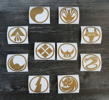 Load image into Gallery viewer, Individual Ronin Warriors/Samurai Troopers Armor Decal/Sticker