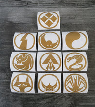 Load image into Gallery viewer, SET of 10 - Ronin Warriors/Samurai Troopers - Decals/Stickers