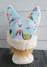 Load image into Gallery viewer, Llama or Alpaca Cat Fleece Hat - Sherpa Hat