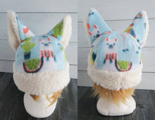 Load image into Gallery viewer, Llama or Alpaca Cat Fleece Hat - Sherpa Hat
