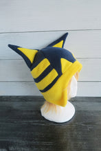 Load image into Gallery viewer, Ankha Animal Crossing cosplay costume Egyptian Cat Fleece Hat New Horizons