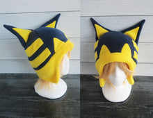 Load image into Gallery viewer, Ankha Animal Crossing cosplay costume Egyptian Cat Fleece Hat New Horizons