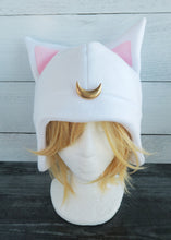 Load image into Gallery viewer, Artemis Sailor Moon cosplay costume cat Fleece Hat Sailor Venus Sailor V luna