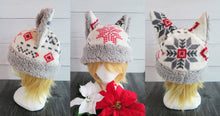Load image into Gallery viewer, Aspen Christmas Cat Fleece Hat - Sherpa Hat