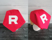 Load image into Gallery viewer, Pokemon Team Rocket trainer bandana cosplay costume bandana Halloween costume