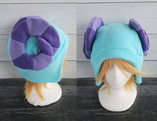 Load image into Gallery viewer, Custom Sheep Two-Toned Horns - Fleece Hat