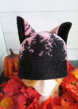 Load image into Gallery viewer, Deep Woods Cat Fleece Hat - Sherpa Hat