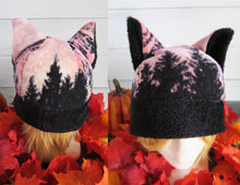 Load image into Gallery viewer, Deep Woods Cat Fleece Hat - Sherpa Hat
