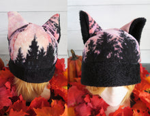 Load image into Gallery viewer, Deep Woods Cat Fleece Hat - Sherpa Hat