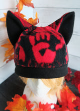 Load image into Gallery viewer, Bloody Hand Cat Fleece Hat
