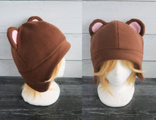 Load image into Gallery viewer, Bear Fleece Hat (Koala, Brown, Black, Polar Bear)