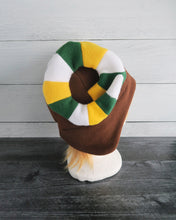 Load image into Gallery viewer, Custom Sheep Tri-Color Horns - Fleece Hat