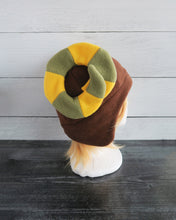 Load image into Gallery viewer, Custom Sheep Two-Toned Horns - Fleece Hat