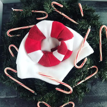 Load image into Gallery viewer, Candy Cane Sheep - Fleece Hat
