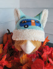 Load image into Gallery viewer, Camper Cat Fleece Hat - Sherpa Hat