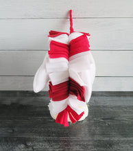 Load image into Gallery viewer, Candy Cane Unicorn Fleece Hat