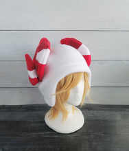 Load image into Gallery viewer, Candy Cane Sheep - Fleece Hat