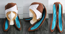 Load image into Gallery viewer, Carmen Animal Crossing cosplay costume Bunny Fleece Hat New Horizons