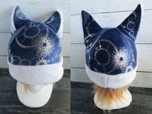 Load image into Gallery viewer, Celestial Cat  - Constellation Cat Fleece Hat - Sherpa Hat