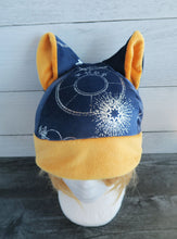 Load image into Gallery viewer, Celestial Cat  - Constellation Cat Fleece Hat - Sherpa Hat
