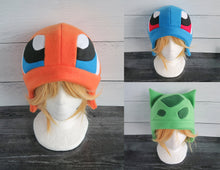 Load image into Gallery viewer, Pokemon Squirtle Bulbasaur Charmander cosplay costume hat Halloween costume starter pokemon