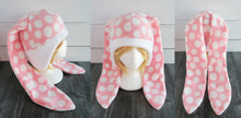 Load image into Gallery viewer, Chrissy Animal Crossing cosplay costume Bunny Fleece Hat New Horizons
