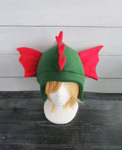 Load image into Gallery viewer, Sea Serpent Hat - Water Dragon Hat - Kelp Dragon Fleece Hat