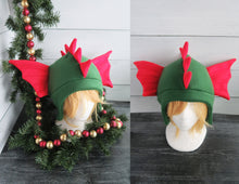 Load image into Gallery viewer, Christmas Water Dragon Fleece Hat