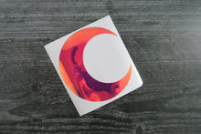 Load image into Gallery viewer, Moon Phase Sailor Moon Boho Cresent Moon decal holographic pink red