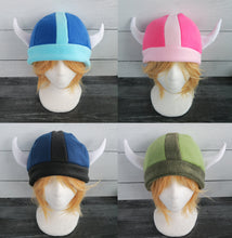 Load image into Gallery viewer, Custom Vikings Helmet Fleece Hat