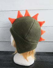 Load image into Gallery viewer, Dinosaur Hat, Dino Fleece Hat