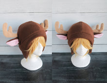 Load image into Gallery viewer, Reindeer or Deer Fleece Hat