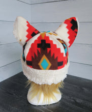 Load image into Gallery viewer, Desert Cat Fleece Hat - Sherpa Hat