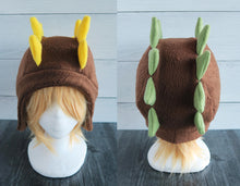 Load image into Gallery viewer, Stegosaurus Dinosaur Hat, Dino Double Spike Fleece Hat