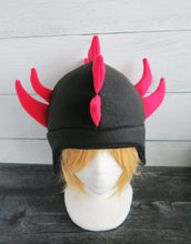 Load image into Gallery viewer, Dragon Double Horned Fleece Hat
