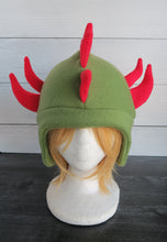 Load image into Gallery viewer, Dragon Double Horned Fleece Hat
