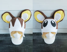 Load image into Gallery viewer, Pokemon Emolga costume cosplay hat Halloween costume shiny Emolga