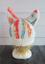 Load image into Gallery viewer, Sunset Feather Cat Fleece Hat - Sherpa Hat